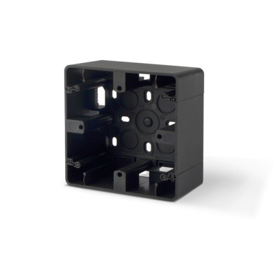 Коробка накладного монтажа одинарная черный графит BINERA VF-BNMB1-BG