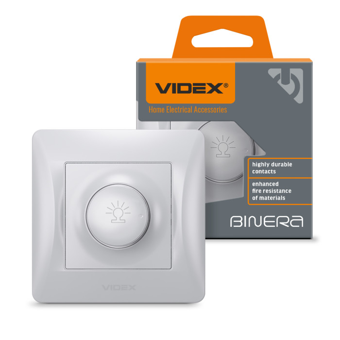 Дымер 600Вт серебряный шелк VIDEX BINERA
