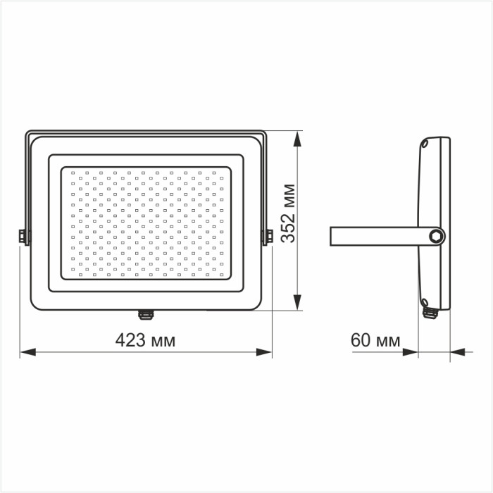 LED прожектор VIDEX PREMIUM 150W 5000K Белый