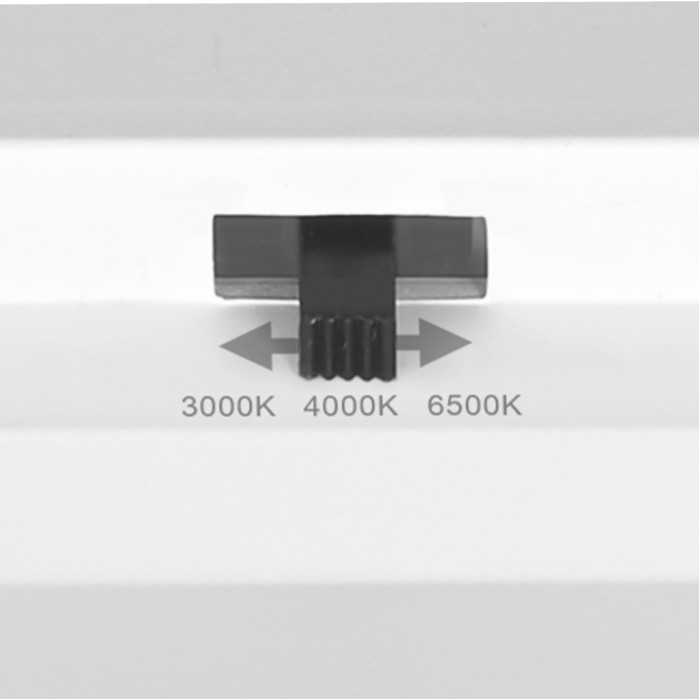 LED світильник квадратний VIDEX DL6S 24W 3000K-4000K-6500K White