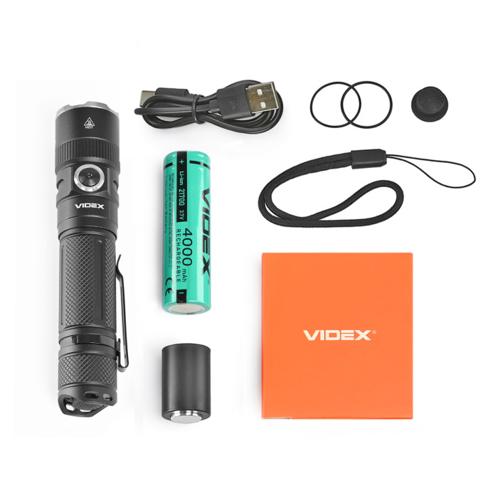 Портативний світлодіодний ліхтарик VIDEX VLF-A231Z 1500Lm 5000K 28361