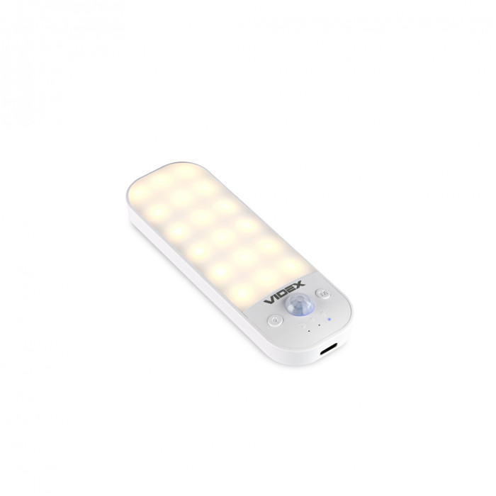 LED Светильник аккумуляторный с датчиком движения VIDEX VL-NL014W-S
