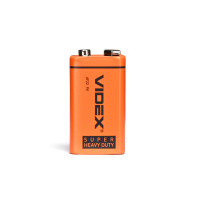 Батарейка сольова Videx 6F22/9V (Крона) 1шт SHRINK