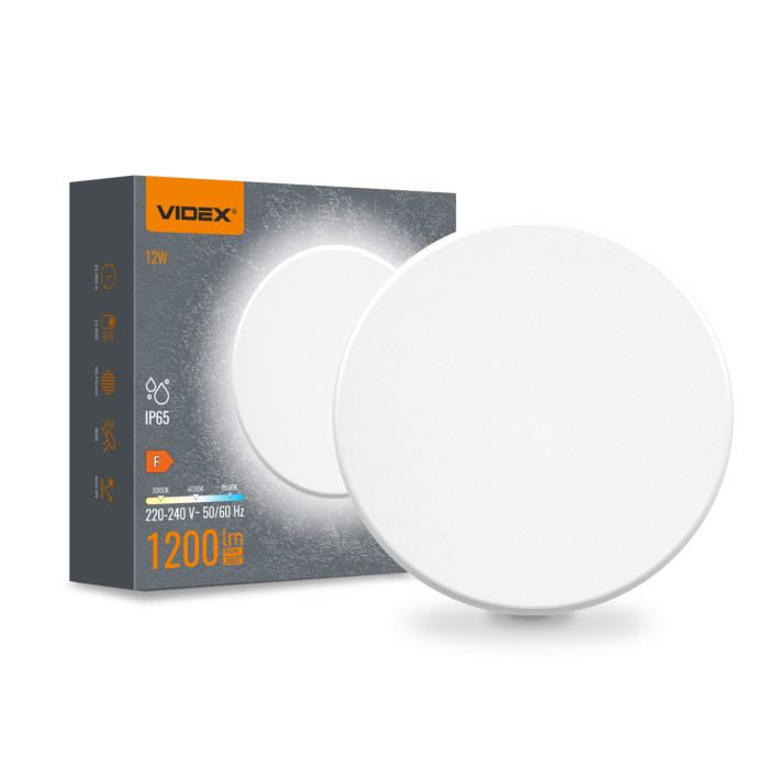 LED світильник настінний IP65 VIDEX WL03 12W 3000K-4000K-6500K White