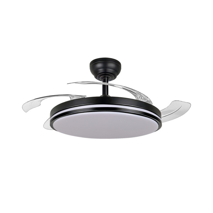 LED Світильник з вентилятором VIDEX CLF01 60W 3000K-4200K-6000K Black