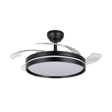 LED Світильник з вентилятором VIDEX CLF06 60W 3000K-4200K-6000K Black