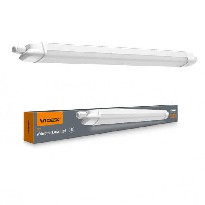 LED светильник IP65 линейный магистральный VIDEX BNWL04 40W 1.2М 5000K 220V