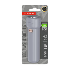 Портативний світлодіодний ліхтарик TITANUM TLF-T17 50Lm Gray