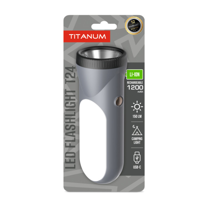 Портативный светодиодный фонарик TITANUM TLF-T24 150Lm