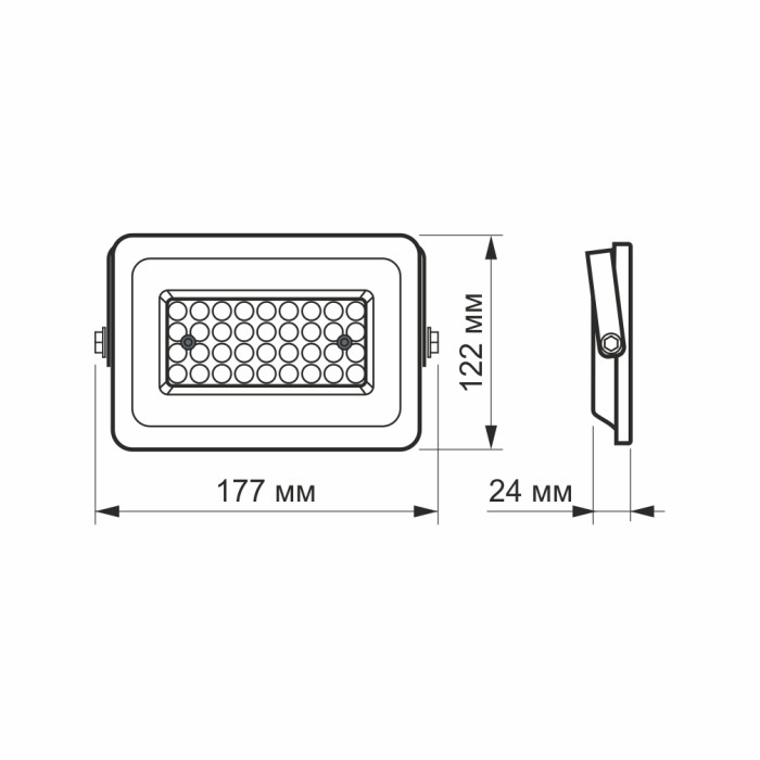 LED прожектор VIDEX F2e 30W 5000K