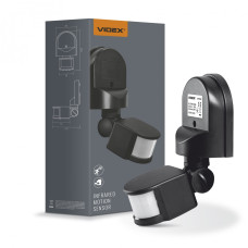 Датчик движения и освещенности VIDEX VL-SPW02B 220V 1200W инфракрасный