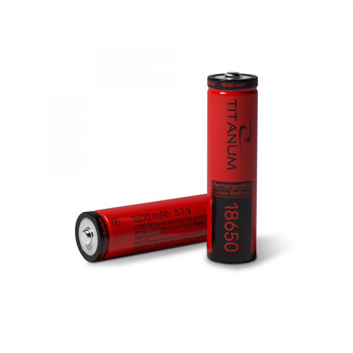 Аккумулятор TITANUM литий-ионный 18650 (без защиты) 1500mAh bulk 1шт Аккумулятор TITANUM литий-ионный 18650 (без защиты) 1500mAh bulk 1шт