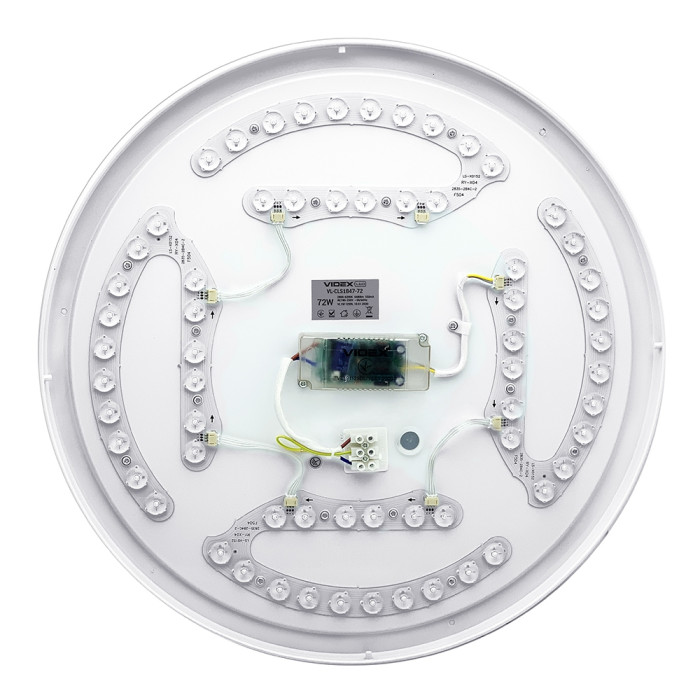 LED світильник функціональний круглий VIDEX RING 72W 2800-6200K