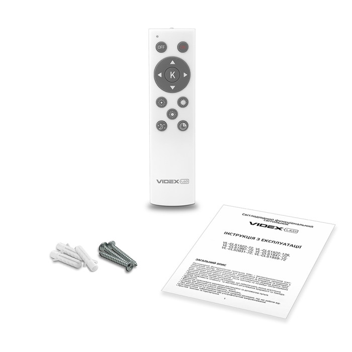 LED світильник функціональний круглий VIDEX RING 72W 2800-6200K