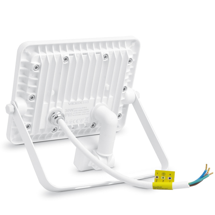 LED прожектор VIDEX F2e 30W 5000K с датчиком движения и освещенности