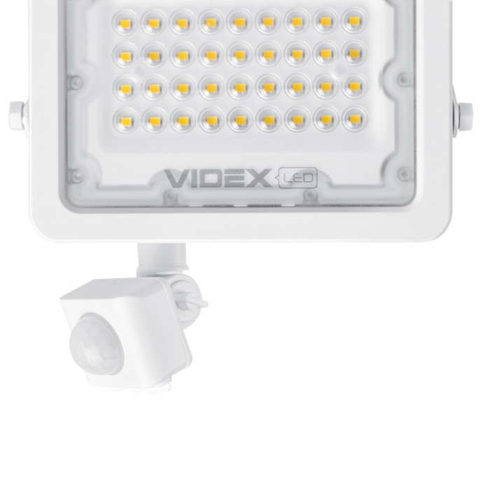 LED прожектор VIDEX F2e 30W 5000K с датчиком движения и освещенности