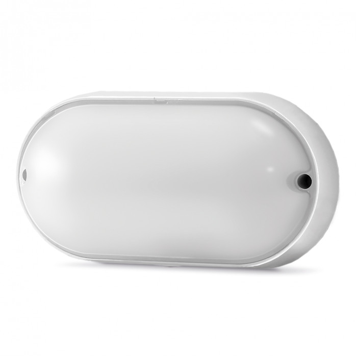 LED світильник IP65 овальний VIDEX 9W 5000K білий