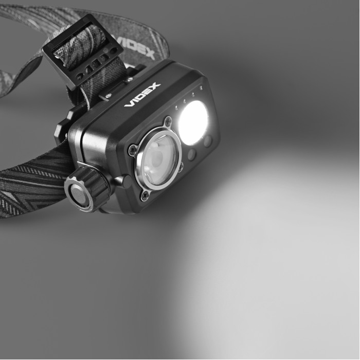 Налобний світлодіодний ліхтарик VIDEX VLF-H189 600Lm 5000K 28364