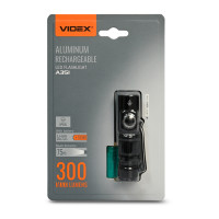 Портативний світлодіодний ліхтарик VIDEX VLF-A351 300Lm 5000K 28357