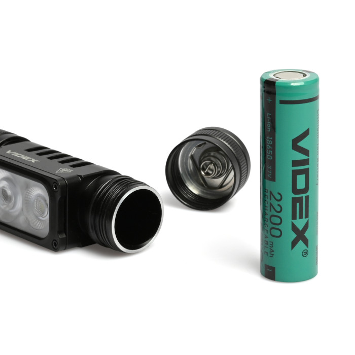 Налобный светодиодный фонарик VIDEX VLF-H066A 2000Lm 5000K