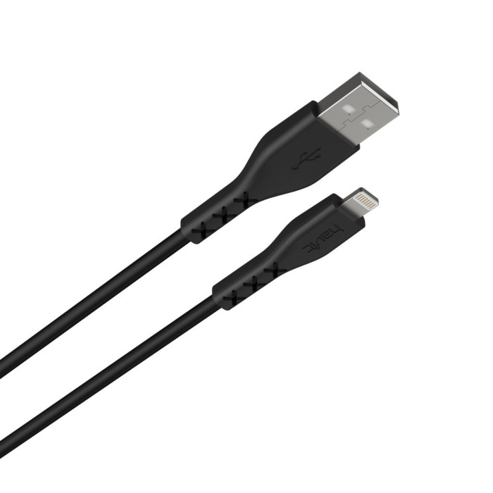 Кабель Lightning HAVIT HV-H66, black, 2.0А 1.0m/24385