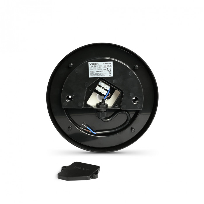 LED світильник ART IP65 круглий VIDEX 15W 5000K Black