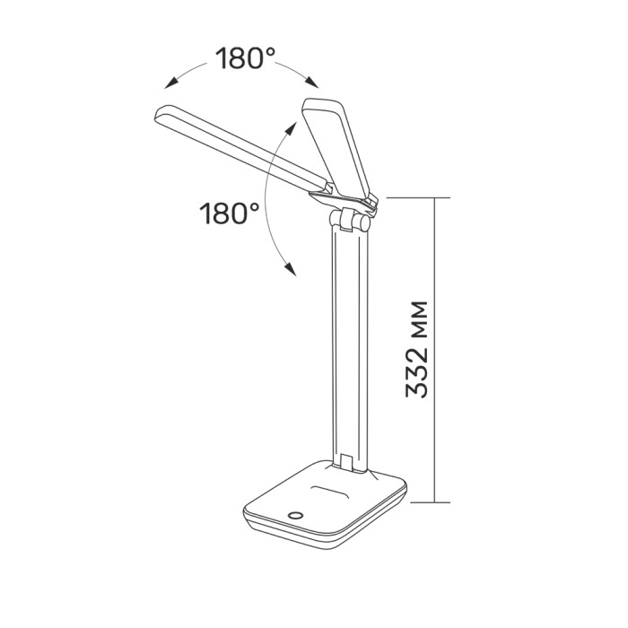 Лампа настольная аккумуляторная LED TITANUM TLTF-010W 7W 2700-6000K