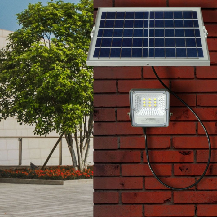 LED прожектор автономний VIDEX 600Lm 5000K