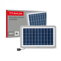 Портативний зарядний пристрій сонячна панель TITANUM TSO-M508U 8W