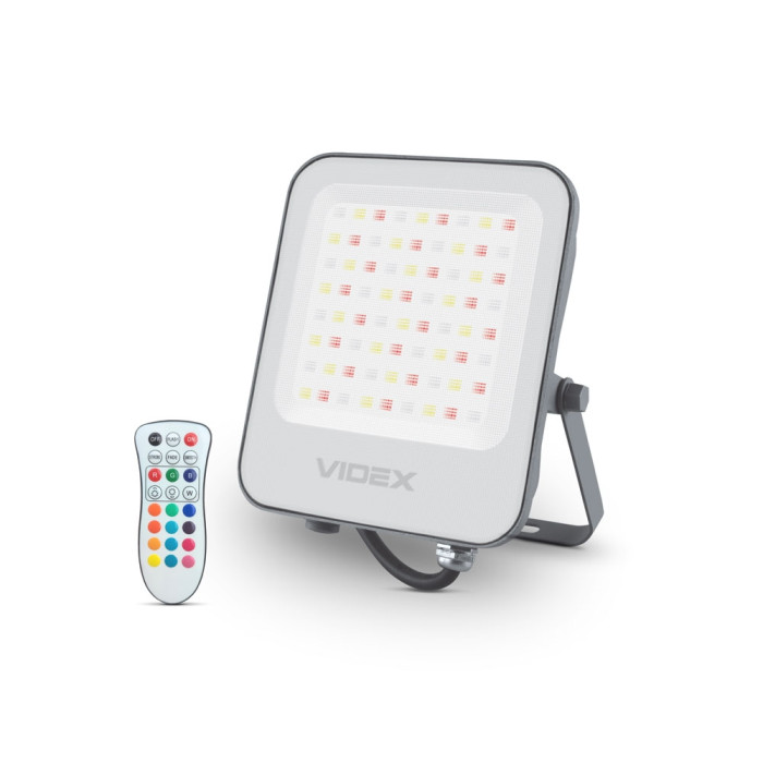 LED прожектор VIDEX 50W RGB 220V
