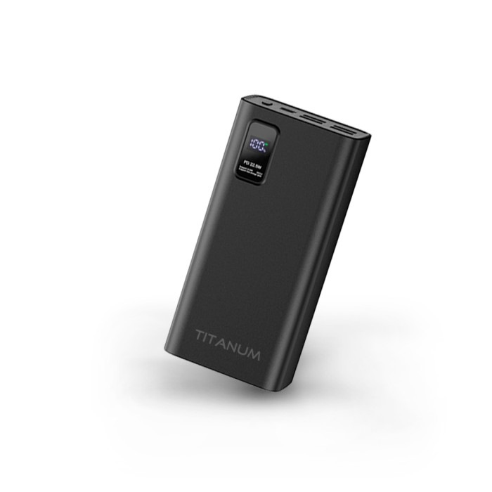 Повербанк TITANUM 727S 20000mAh 22.5W White