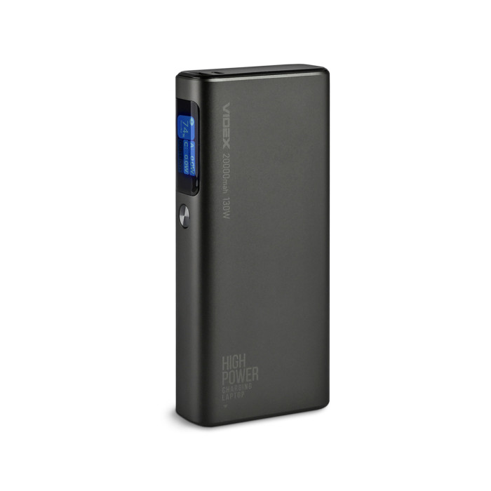 Повербанк VIDEX 20000mAh VPB-323 PD100W +Display Black/28290