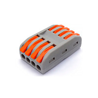 Клеммник быстрого монтажа 4+4п серый PA (TF-KNG-224) TITANUM