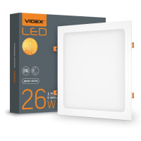LED светильник Back встроенный квадратный VIDEX 26W 5000K