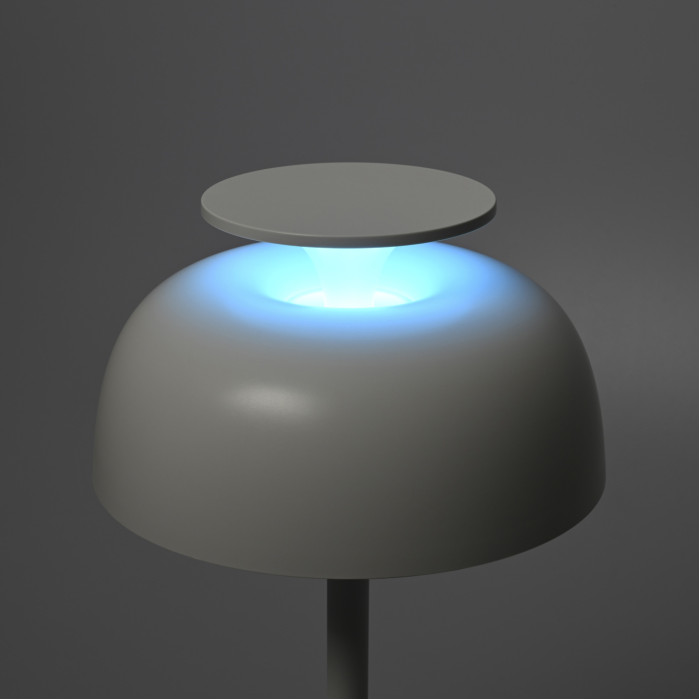 LED лампа настiльна з акумулятором VIDEX VL-TF24W 8W 4000K+RGB White