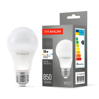 LED лампа TITANUM A60 10W E27 4100К