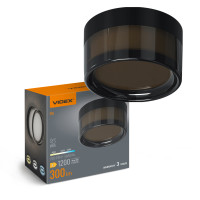 LED светильник IP65 круглый VIDEX BHD01 9W 2400-3200-4300K ​​Black
