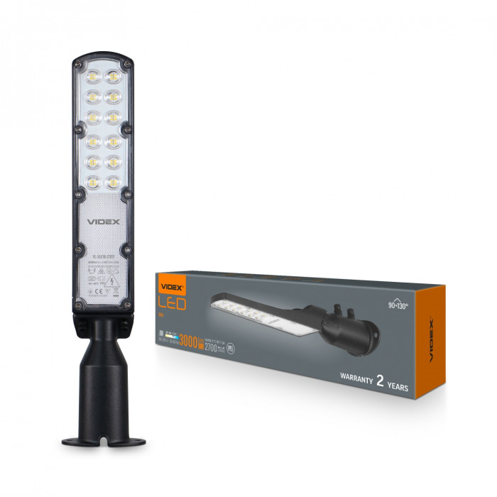 LED ліхтар вуличний VIDEX IP65 SLE18 30W 3000Lm 5000K 220V LED ліхтар вуличний VIDEX IP65 SLE18 30W 3000Lm 5000K 220V