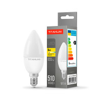 LED лампа TITANUM C37 6W E14 3000К