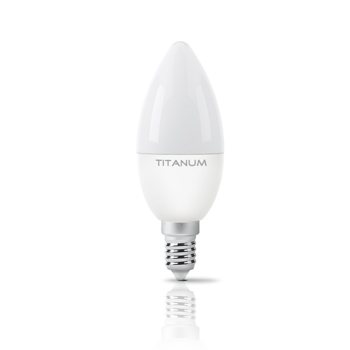 LED лампа TITANUM C37 6W E14 4100К
