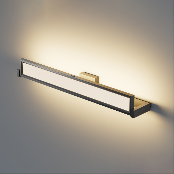 LED светильник настенный с сенсором VIDEX WL02 18W 2800K-4000K-6000K Black