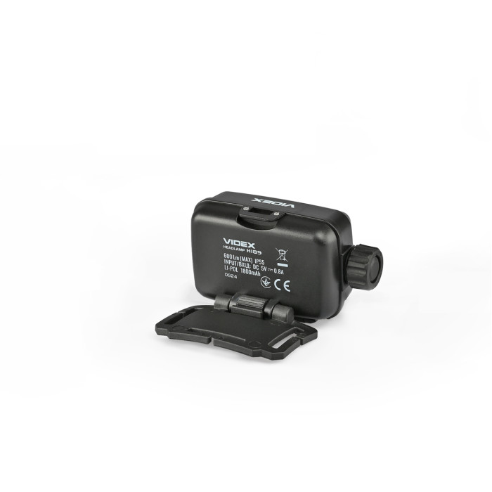 Налобний світлодіодний ліхтарик VIDEX VLF-H189 600Lm 5000K 28364