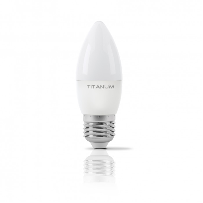 LED лампа TITANUM C37 6W E27 4100К