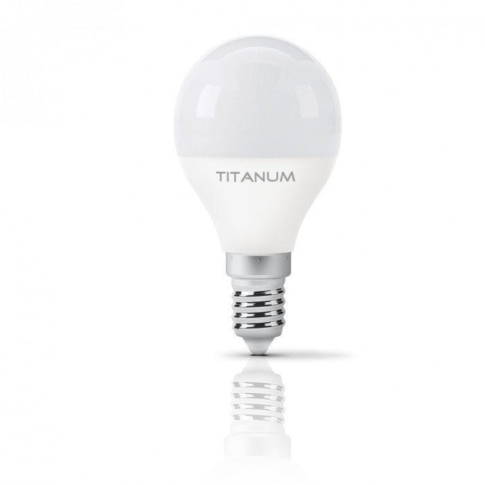 LED лампа TITANUM G45 6W E14 4100К