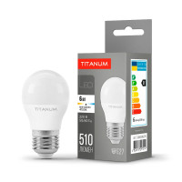 LED лампа TITANUM G45 6W E27 4100К