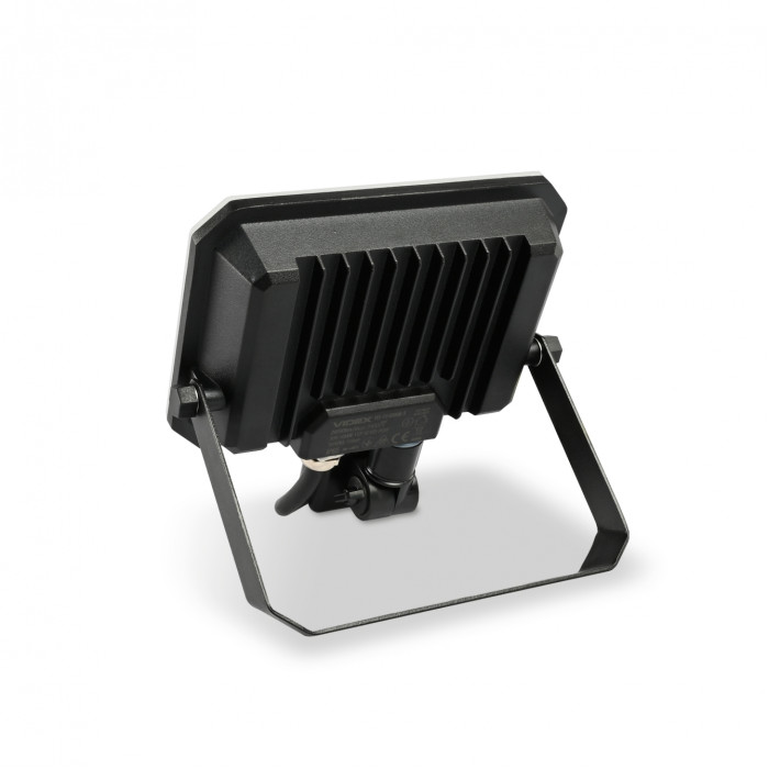 LED прожектор VIDEX F3 30W 5000K з датчиком руху 220V Black (VLE-F3-0305B-S)