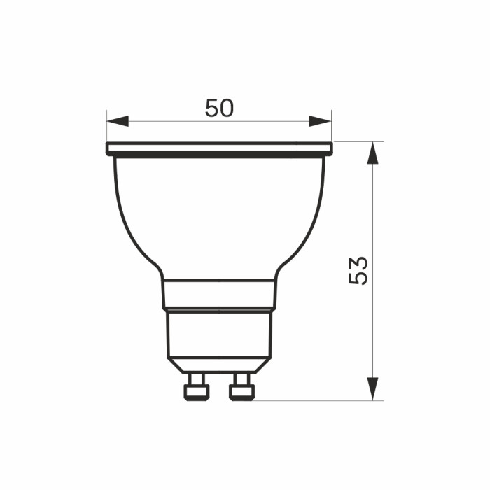 LED лампа TITANUM MR16 6W GU10 4100К