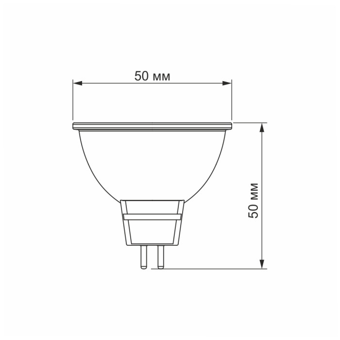 LED лампа TITANUM MR16 6W GU5.3 4100K