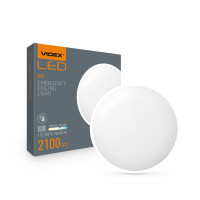 Светильник LED VIDEX аварийный накладной 20W 2700-6500K 220V VL-CLR-EM200-2