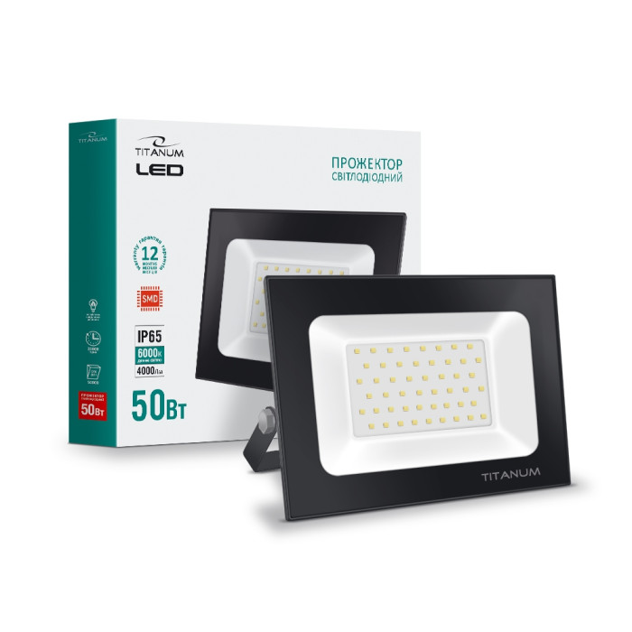 LED прожектор TITANUM TLF506 50W 6000K LED прожектор TITANUM TLF506 50W 6000K